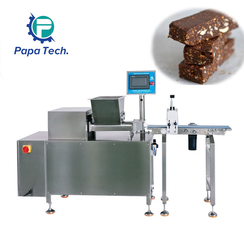 Papa new upgraded P308 protein energy bar extruder machine with cutter