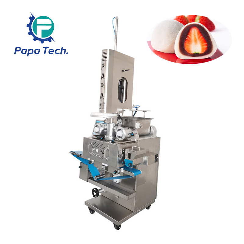 P188C Automatic Egg Yolks Strawberry Stuffed Encusting Machine Strawberry Mochi Making Machine 