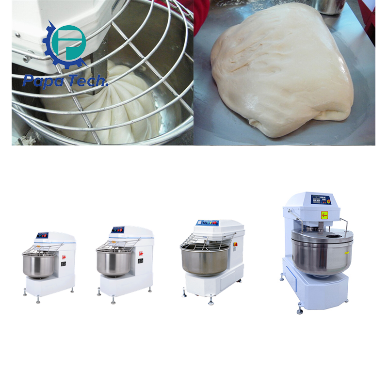 Stainless Steel 60L/80L/120L/240L Spiral Dough Mixer Professional Dough Kneader Dough Mixer For Food