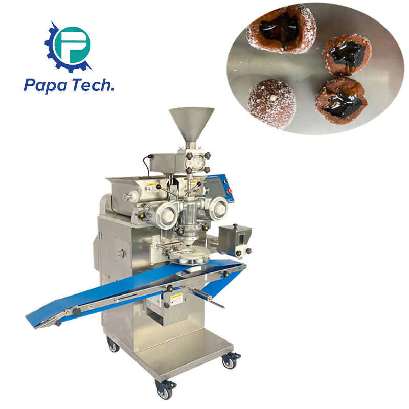  Chocolate Paste And Peanut Butter Filling Frooze Ball Making Machine 