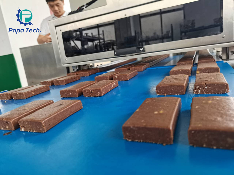 Fully Automatic P400 Multi Row Protein Energy Bar Production Line For Hard Bar Making Machine