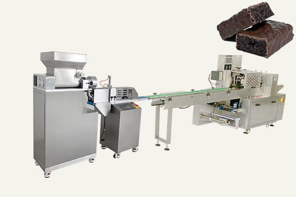 P307 Extruded Praline Bar Line Power Bar Automatic Protein Bar Cutting Machine 40-60 Pcs/min CHURROS Bar Making Machine 