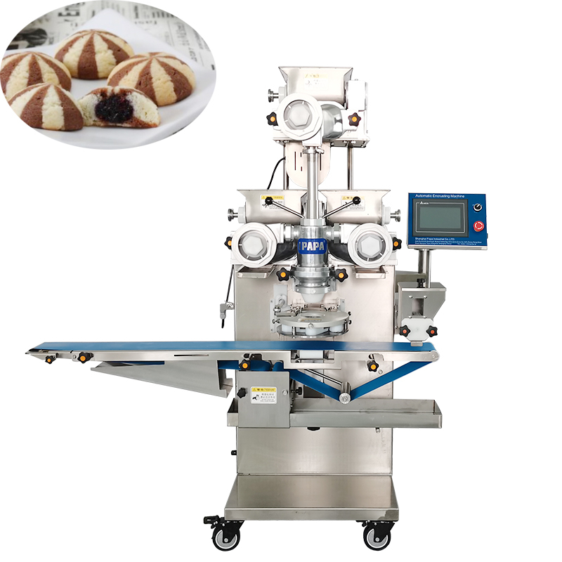 CE certificate High Speed Chocolate Cookie Encrusting Machine