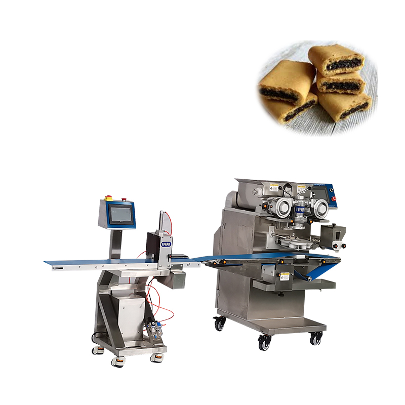 Automatic Energy Date Protein Bar Fruit Fig Bar Making Machine Tamale Churros Tulumba Encrusting Cut Tray Arranging Machine Line