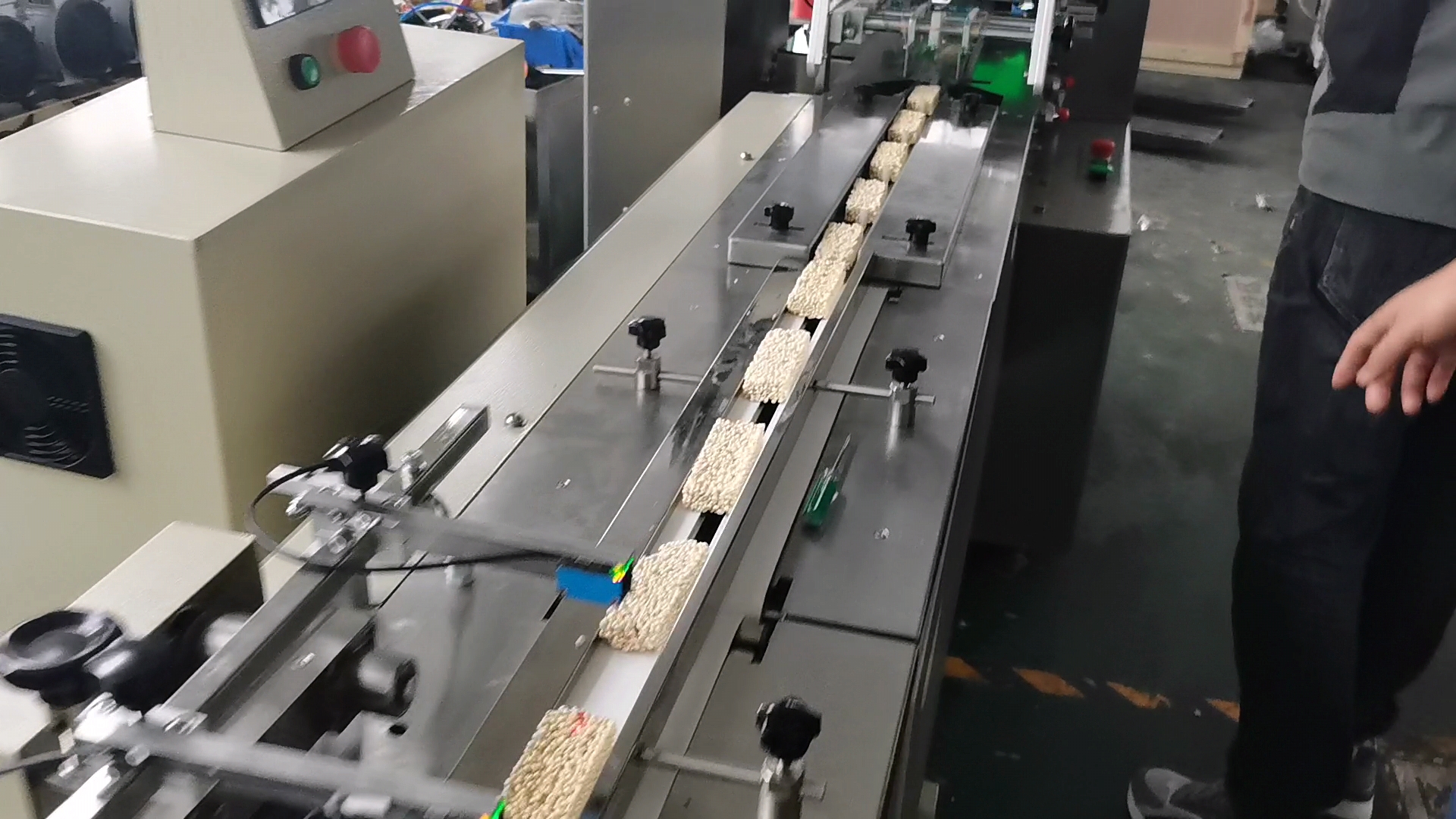 cereal bar packing machine